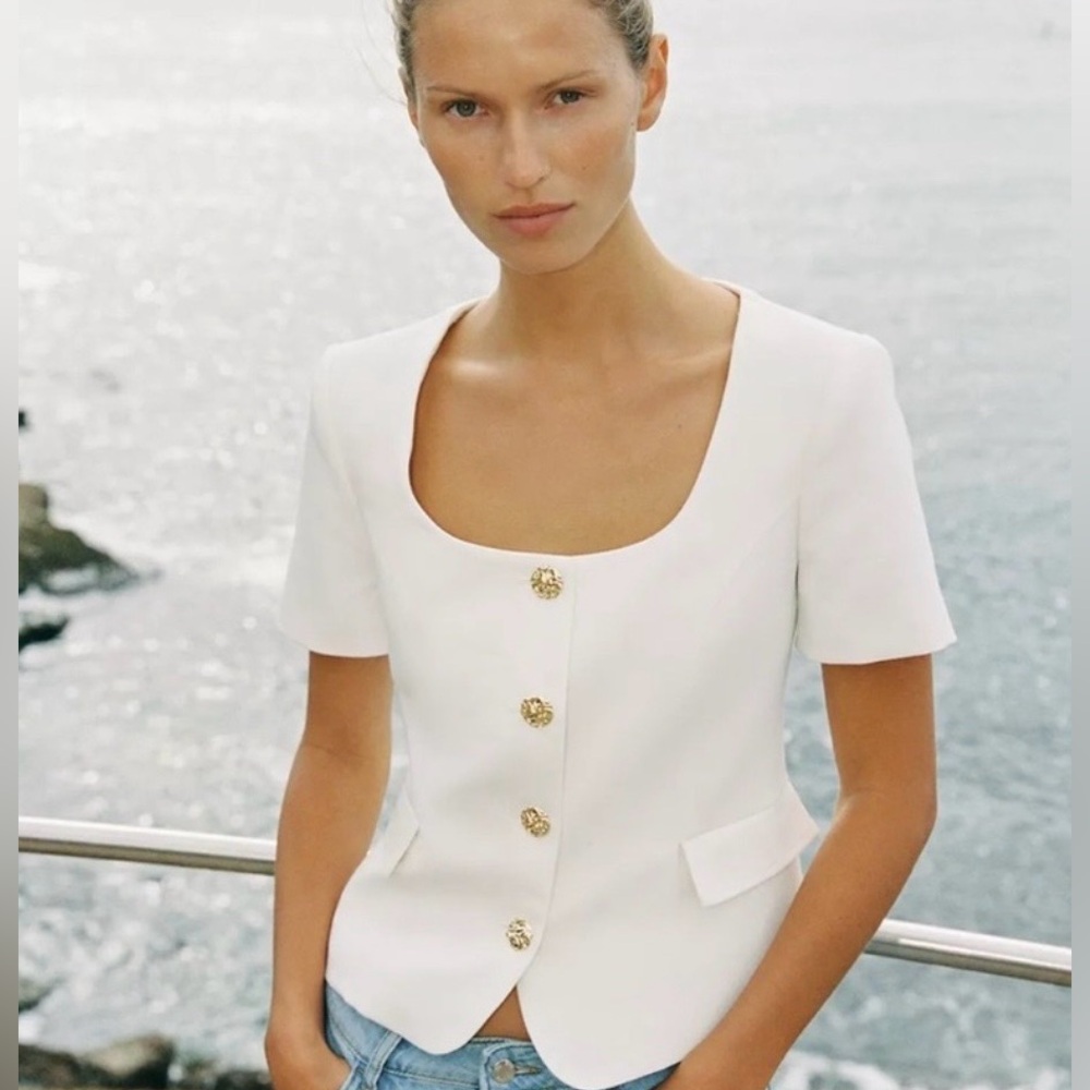Zara blazer top